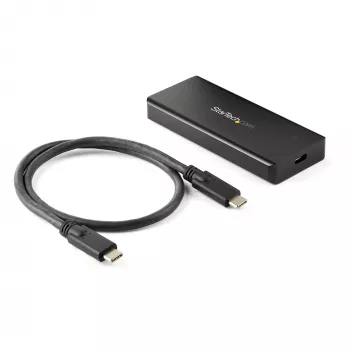 StarTech.com USB-C 10Gbps M.2 NVMe PCIe SSD-Gehäuse – Robustes Aluminium-Externgehäuse für M.2 PCIe M-Key, IP67-zertifiziert – 1 GB/s Lesen/Schreiben – Unterstützt 2230/2242/2260/2280 – TB3-kompatibel – Mac/PC