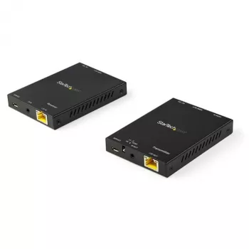 StarTech.com HDMI over CAT6 Extender Kit - 4K 60Hz, 3840 x 2160 Pixel, AV-Sender & -Empfänger, 50 m, Kabelgebunden, Schwarz, HDCP