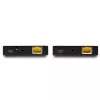 StarTech.com HDMI over CAT6 Extender Kit - 4K 60Hz, 3840 x 2160 Pixel, AV-Sender & -Empfänger, 50 m, Kabelgebunden, Schwarz, HDCP