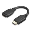StarTech.com 6 Zoll (15 cm) HDMI Portsaver-Kabel – 4K 60 Hz High Speed HDMI 2.0 Verlängerungskabel mit Ethernet – Kurzes HDMI-Verlängerungskabel – HDMI-Stecker-auf-Buchse-Verlängerungsadapterkabel