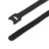 StarTech.com 6in Klett-Kabelbinder – 50er-Pack – Schwarz – Wiederverwendbare Kabelbänder – Verstellbar und flexibel – Kabelorganisator-Binder/Wickel für Kabelmanagement – Drahtschlaufenbinder