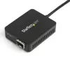 StarTech.com USB 3.0 zu Glasfaser-Konverter – Kompakter USB-zu-Open-SFP-Adapter – USB-zu-Gigabit-Netzwerkadapter – USB 3.0 Glasfaser-Adapter, kompatibel mit Multimode-(MMF)/Singlemode-Faser (SMF)