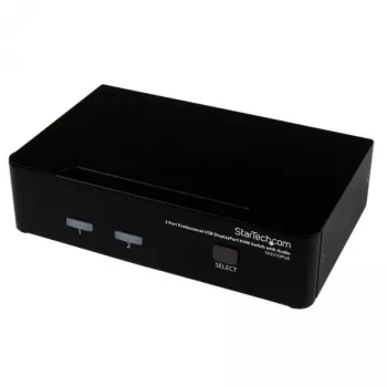 StarTech.com 2-Port professioneller USB DisplayPort KVM-Switch mit Audio