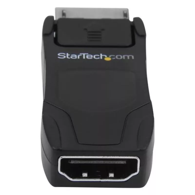 StarTech.com DisplayPort-auf-HDMI-Adapter - 4K 30Hz Kompakter DP 1.2 zu HDMI 1.4 Videokonverter - DP++ zu HDMI Monitor/TV - Passiver DP-zu-HDMI-Kabeladapter - Verriegelbarer DP-Stecker