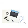 StarTech.com Antistatikmatte, ESD-Matte für Elektronikreparatur, antistatische Tisch-/Schreibtischmatte mit abnehmbarem Erdungskabel, ANSI/ESD S 4.1, flexible thermoplastische Arbeitsunterlage/Matte, 28x46cm (11x18 Zoll)