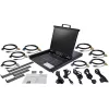 StarTech.com 8-Port Rackmount KVM-Konsole mit 1,8-m-Kabeln – Integrierter KVM-Switch mit 19-Zoll-LCD-Monitor – Voll ausgestattete 1-HE-LCD-KVM-Schublade – OSD-KVM – Langlebig, 50.000 Stunden MTBF – USB + VGA-Unterstützung