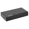 Intellinet 8-Port Gigabit Ethernet Switch, Desktop-Größe, Kunststoff, IEEE 802.3az (Energy Efficient Ethernet), Schwarz