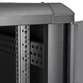 StarTech.com 4-Pfosten 22U Serverschrank, abschließbarer 19-Zoll-Datenschrank für Computer/AV/IT-Ausstattung, Büro-/Heimnetzwerk-Schrank mit Rollen und verstellbaren Montageschienen