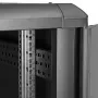 StarTech.com 4-Pfosten 22U Serverschrank, abschließbarer 19-Zoll-Datenschrank für Computer/AV/IT-Ausstattung, Büro-/Heimnetzwerk-Schrank mit Rollen und verstellbaren Montageschienen