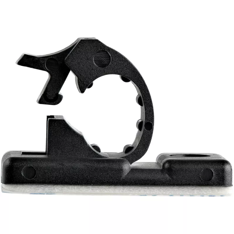 StarTech.com 100 selbstklebende Kabelmanagement-Clips Schwarz – Netzwerk-/Ethernet-/Schreibtisch-/Computer-Kabelorganisator – Klebende Kabel-/Draht-Halter – Nylon-Selbstklebeclip UL/94V-2 brandgeprüft