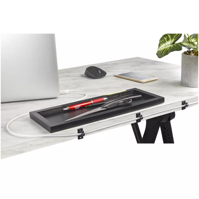StarTech.com 100 selbstklebende Kabelmanagement-Clips Schwarz – Netzwerk-/Ethernet-/Schreibtisch-/Computer-Kabelorganisator – Klebende Kabel-/Draht-Halter – Nylon-Selbstklebeclip UL/94V-2 brandgeprüft