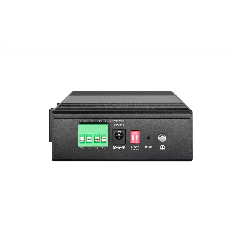 Managed Switch LevelOne Hilbert 5-Port Industrial Gigabit PoE Smart Lite Switch