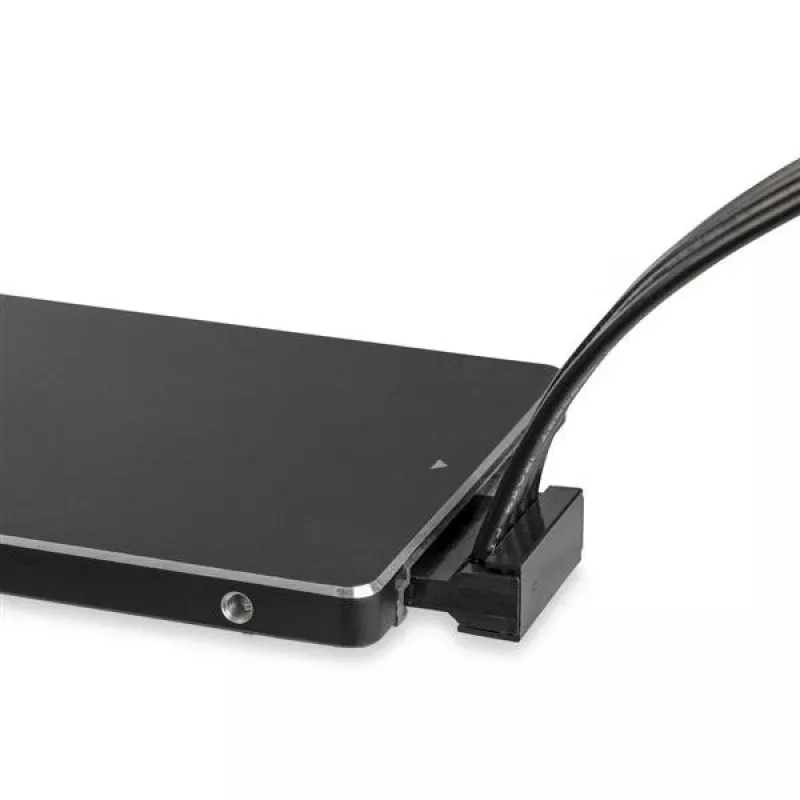 StarTech.com 4x SATA-Stromsplitter-Adapterkabel, SATA 15-polig, 4 x SATA, 0,4 m, Stecker, Buchse, Schwarz