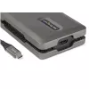 StarTech.com USB-C-Multiport-Adapter – USB-C auf 4K 60 Hz HDMI 2.0 – 2-Port-10-Gbit/s-USB-Hub – 100 W Power Delivery Pass-Through – GbE – SD/MicroSD – USB-Typ-C-Mini-Dock – 25 cm Kabel