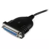 StarTech.com 6 ft USB auf DB25 Parallel Druckeradapterkabel - M/F