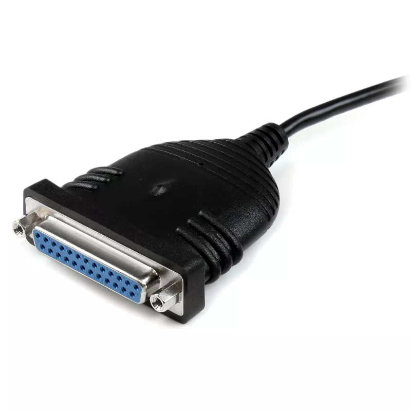 StarTech.com 6 ft USB auf DB25 Parallel Druckeradapterkabel - M/F