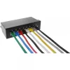 InLine Flaches Ultra-schlank-Patchkabel U/UTP Cat.6 Gigabit-fähig schwarz 3m