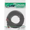InLine Flaches Ultra-schlank-Patchkabel U/UTP Cat.6 Gigabit-fähig schwarz 3m