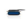 StarTech.com 6 ft USB-auf-Parallel-Druckeradapter - M/M, Schwarz, Centronics, USB A, 1,9 m, Stecker/Stecker, USB A, Centronics 36