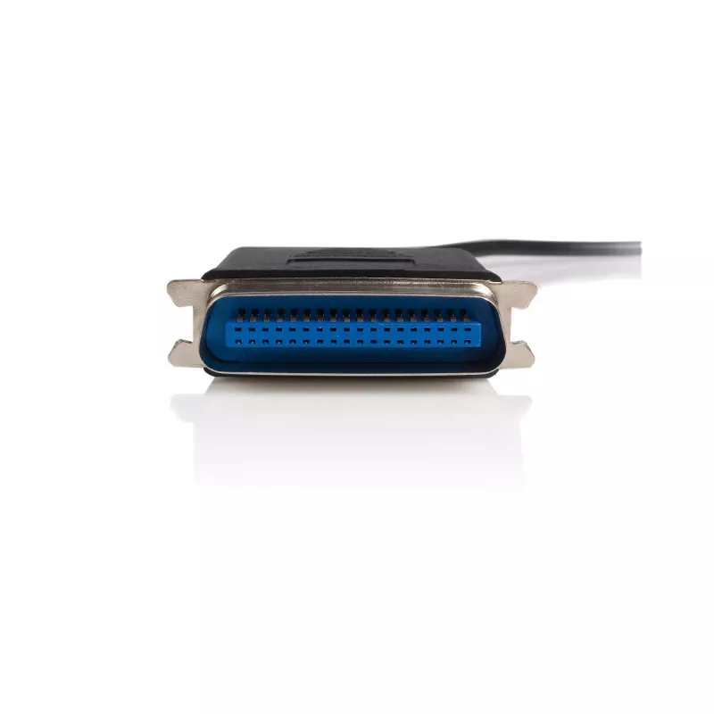 StarTech.com 6 ft USB-auf-Parallel-Druckeradapter - M/M, Schwarz, Centronics, USB A, 1,9 m, Stecker/Stecker, USB A, Centronics 36