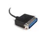 StarTech.com 6 ft USB-auf-Parallel-Druckeradapter - M/M, Schwarz, Centronics, USB A, 1,9 m, Stecker/Stecker, USB A, Centronics 36