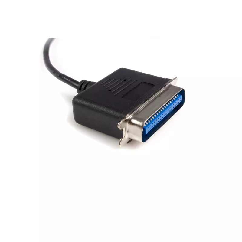 StarTech.com 6 ft USB-auf-Parallel-Druckeradapter - M/M, Schwarz, Centronics, USB A, 1,9 m, Stecker/Stecker, USB A, Centronics 36