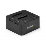 StarTech.com Dual-Bay USB 3.0 auf SATA Festplatten-Dockingstation, USB-Festplattendock, externes 2,5/3,5 Zoll SATA I/II/III SSD/HDD Dockingstation, Hot-Swap-Festplattenschacht, Top-Loading