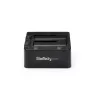 StarTech.com Dual-Bay USB 3.0 auf SATA Festplatten-Dockingstation, USB-Festplattendock, externes 2,5/3,5 Zoll SATA I/II/III SSD/HDD Dockingstation, Hot-Swap-Festplattenschacht, Top-Loading