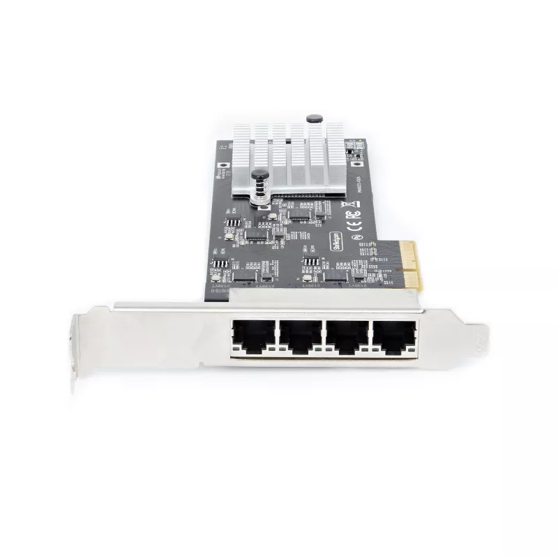 StarTech.com 4-Port 2,5-Gbit/s NBASE-T PCIe-Netzwerkkarte, Intel I225-V, Quad-Port-Computernetzwerkkarte, Multi-Gigabit-NIC, PCI Express Server-LAN-Karte, Desktop-Ethernet-Schnittstelle