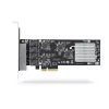 StarTech.com 4-Port 2,5-Gbit/s NBASE-T PCIe-Netzwerkkarte, Intel I225-V, Quad-Port-Computernetzwerkkarte, Multi-Gigabit-NIC, PCI Express Server-LAN-Karte, Desktop-Ethernet-Schnittstelle