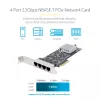 StarTech.com 4-Port 2,5-Gbit/s NBASE-T PCIe-Netzwerkkarte, Intel I225-V, Quad-Port-Computernetzwerkkarte, Multi-Gigabit-NIC, PCI Express Server-LAN-Karte, Desktop-Ethernet-Schnittstelle