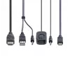 StarTech.com 2-Port Hybrid USB-C HDMI Kabel KVM Switch, 4K 60Hz, Kompakt KVM mit 6ft/1,8m USB-A/HDMI/Audio & 4ft/1,2m USB-C integrierten Host-Kabeln, Bus-gespeist - Fernbedienungstaste/Hotkey-Umschaltung