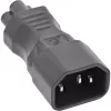 InLine Netzteiladapter IEC 60320 C14 / C5, 3-polig, IEC-Gerät / Notebook