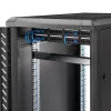 StarTech.com 1U Server-Rack-Einlegeboden, universelle Rack-Montage-Kragarm-Ablage für 19-Zoll-Netzwerkgeräte-Rack/Schrank, hochbelastbarer Stahl, Tragfähigkeit 33 lb/15 kg, 7 Zoll (18 cm) tief
