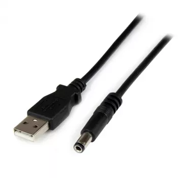 StarTech.com USB auf 5,5 mm Stromkabel – Typ N Hohlstecker – 1 m, 1 m, USB A, Hohlstecker Typ N