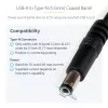 StarTech.com USB auf 5,5 mm Stromkabel – Typ N Hohlstecker – 1 m, 1 m, USB A, Hohlstecker Typ N