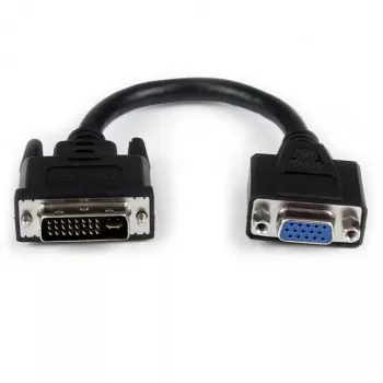 StarTech.com 8in DVI-auf-VGA-Kabeladapter – DVI-I-Stecker auf VGA-Buchse