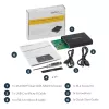 StarTech.com Dual-Slot-Laufwerksgehäuse für M.2 SATA SSDs - USB 3.1 (10 Gbit/s) - RAID