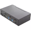 StarTech.com 2-Port HDMI KVM Switch - Einzelmonitor 4K 60Hz Ultra HD HDR - Desktop HDMI 2.0 KVM Switch mit 2-Port USB 3.0 Hub (5 Gbit/s) und 4x USB 2.0 HID, Audio - Hotkey-Umschaltung - TAA