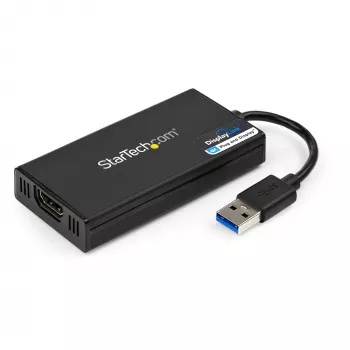 StarTech.com USB 3.0 auf HDMI Adapter - 4K 30Hz Ultra HD - DisplayLink zertifiziert - USB Typ-A auf HDMI Display Adapter Konverter für Monitor - Externe Video & Grafikkarte - Mac & Windows