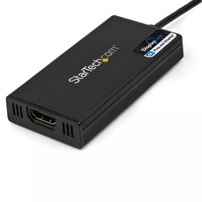 StarTech.com USB 3.0 auf HDMI Adapter - 4K 30Hz Ultra HD - DisplayLink zertifiziert - USB Typ-A auf HDMI Display Adapter Konverter für Monitor - Externe Video & Grafikkarte - Mac & Windows