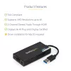 StarTech.com USB 3.0 auf HDMI Adapter - 4K 30Hz Ultra HD - DisplayLink zertifiziert - USB Typ-A auf HDMI Display Adapter Konverter für Monitor - Externe Video & Grafikkarte - Mac & Windows
