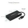 StarTech.com USB 3.0 auf HDMI Adapter - 4K 30Hz Ultra HD - DisplayLink zertifiziert - USB Typ-A auf HDMI Display Adapter Konverter für Monitor - Externe Video & Grafikkarte - Mac & Windows