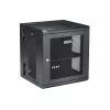 StarTech.com 4-Post 12U Wandmontage-Netzwerkschrank mit 1U-Fach, 19 Zoll klappbarer wandmontierter Serverschrank für Daten-/AV-/Elektronik-/Computergeräte, flexibles belüftetes Rackgehäuse