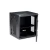 StarTech.com 4-Post 12U Wandmontage-Netzwerkschrank mit 1U-Fach, 19 Zoll klappbarer wandmontierter Serverschrank für Daten-/AV-/Elektronik-/Computergeräte, flexibles belüftetes Rackgehäuse