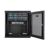 StarTech.com 4-Post 12U Wandmontage-Netzwerkschrank mit 1U-Fach, 19 Zoll klappbarer wandmontierter Serverschrank für Daten-/AV-/Elektronik-/Computergeräte, flexibles belüftetes Rackgehäuse