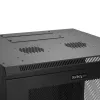 StarTech.com 4-Post 12U Wandmontage-Netzwerkschrank mit 1U-Fach, 19 Zoll klappbarer wandmontierter Serverschrank für Daten-/AV-/Elektronik-/Computergeräte, flexibles belüftetes Rackgehäuse