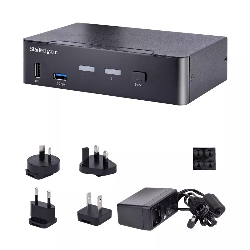 StarTech.com SV231DPUCA KVM-Switch Schwarz