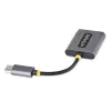 StarTech.com USB-C Kopfhörer-Splitter, USB-Typ-C Dual-Headset-Adapter mit Mikrofoneingang, USB-C auf 3,5-mm-Audio-Adapter/Ohrhörer-Dongle, USB-C auf Audiobuchse/Aux-Ausgang, 24-Bit-DAC