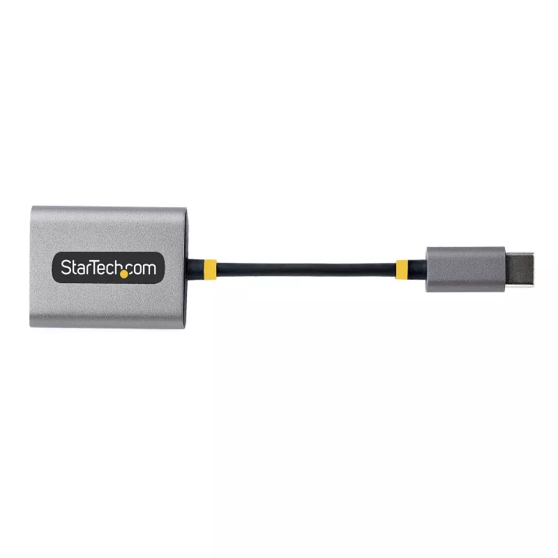 StarTech.com USB-C Kopfhörer-Splitter, USB-Typ-C Dual-Headset-Adapter mit Mikrofoneingang, USB-C auf 3,5-mm-Audio-Adapter/Ohrhörer-Dongle, USB-C auf Audiobuchse/Aux-Ausgang, 24-Bit-DAC